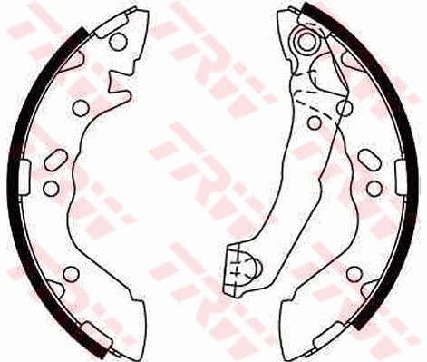 Brake Shoe Set - GS8659 TRW