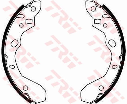 Bremsbackensatz - GS8661 TRW