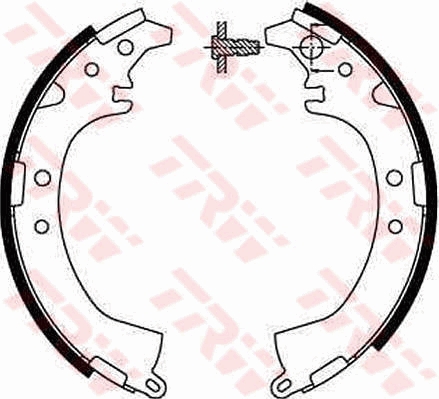 Kit ganasce freno - GS8672 TRW