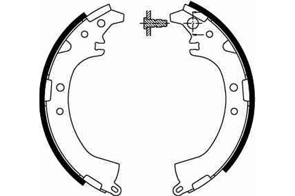Brake Shoe Set - GS8672 TRW