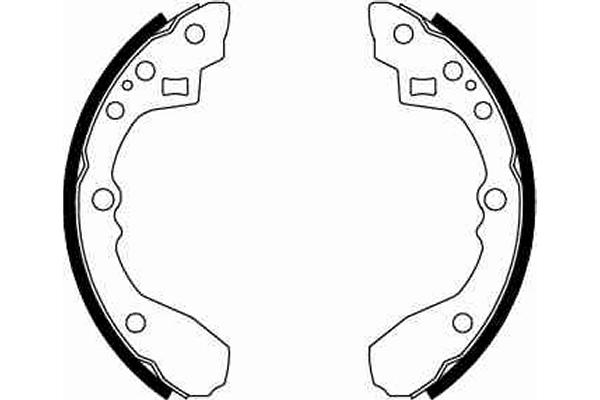 Bremsbackensatz - GS8675 TRW