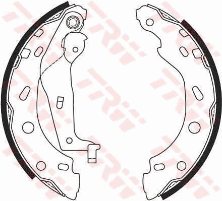 Brake Shoe Set - GS8685 TRW