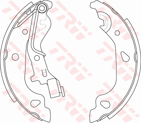 Brake Shoe Set - GS8687 TRW