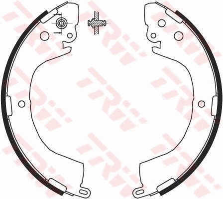 Комплект тормозных колодок - GS8691 TRW