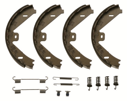 Brake Shoe Set, parking brake - GS8755 TRW
