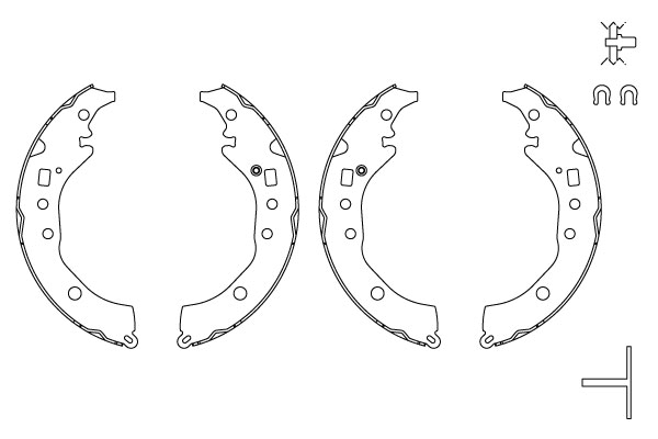 Brake Shoe Set - GS8867 TRW
