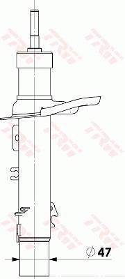 Shock Absorber - JGM1019T TRW