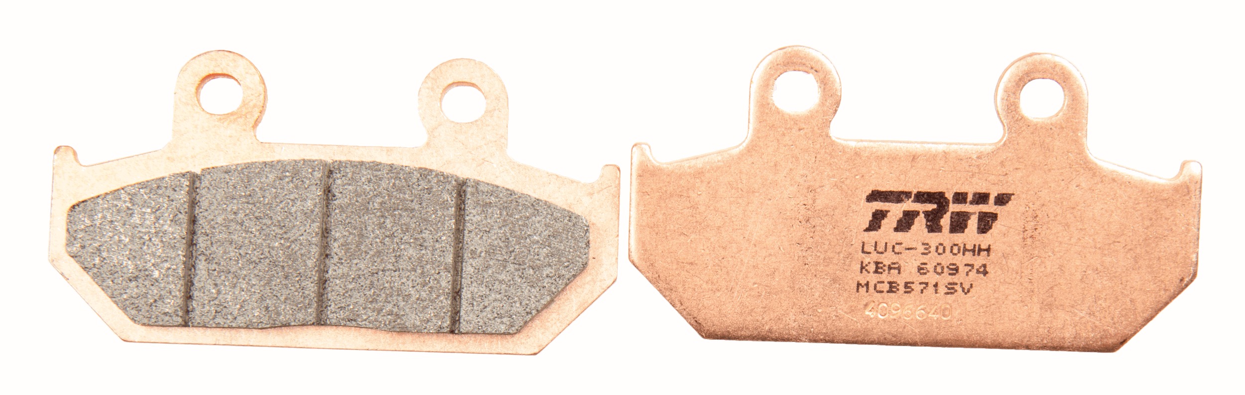 Brake Pad Set, disc brake - MCB571SV TRW