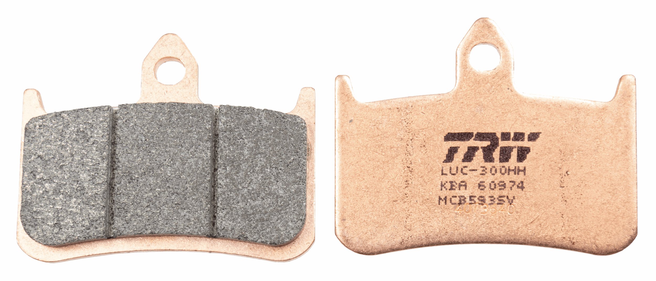Brake Pad Set, disc brake - MCB593SV TRW