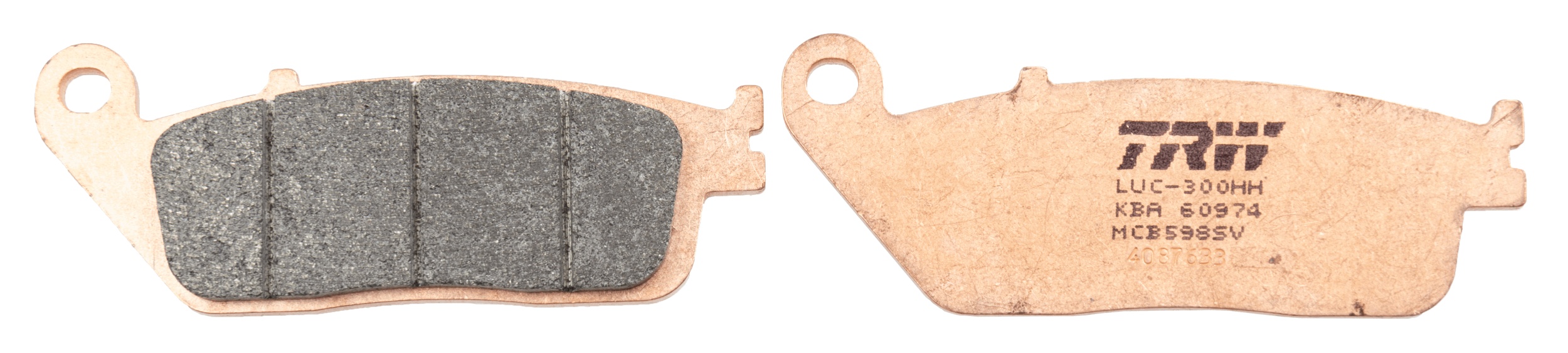 Brake Pad Set, disc brake - MCB598SV TRW