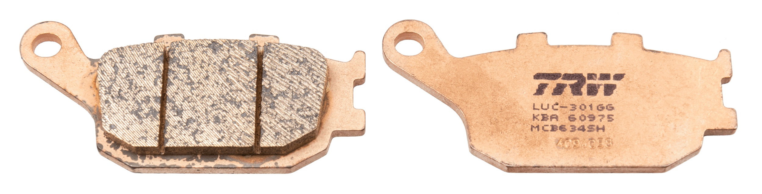 Brake Pad Set, disc brake - MCB634SH TRW