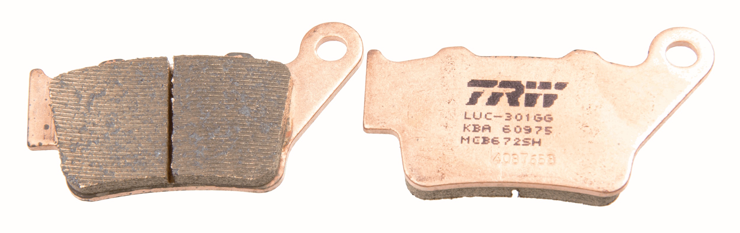 Brake Pad Set, disc brake - MCB672SH TRW
