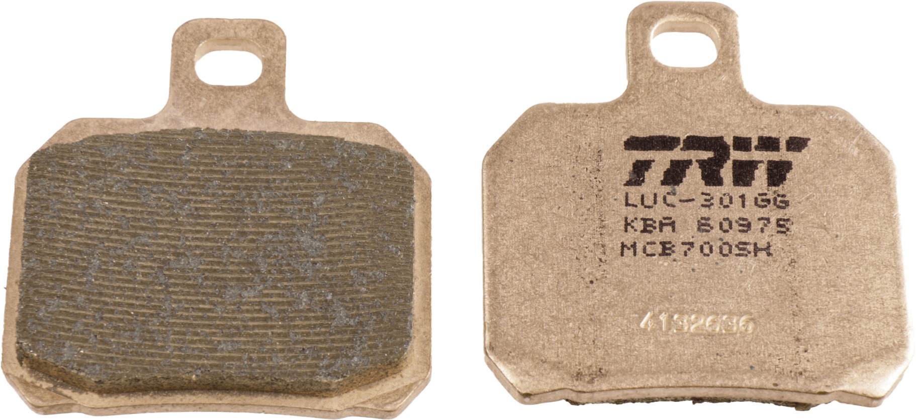 Brake Pad Set, disc brake - MCB700SH TRW