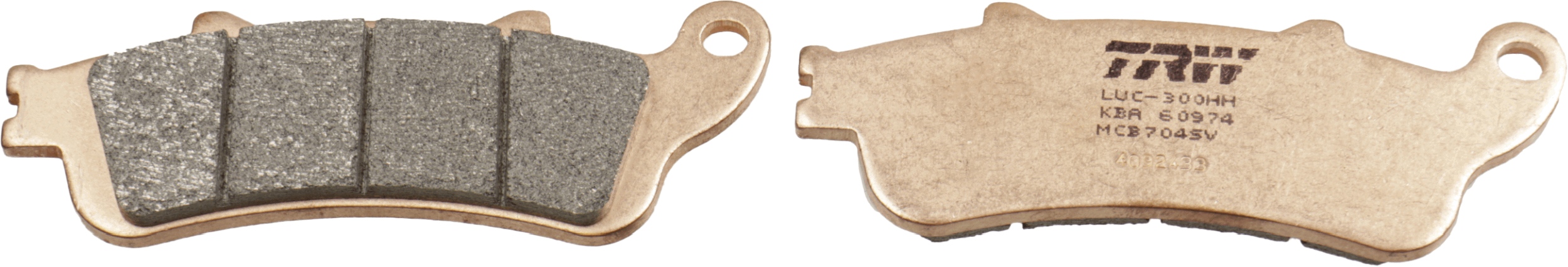 Brake Pad Set, disc brake - MCB704SV TRW