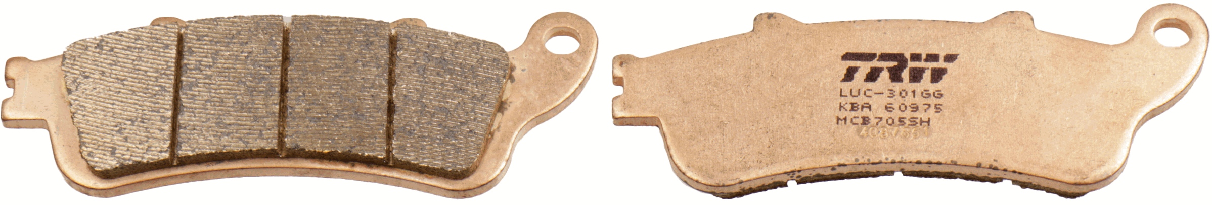 Brake Pad Set, disc brake - MCB705SH TRW