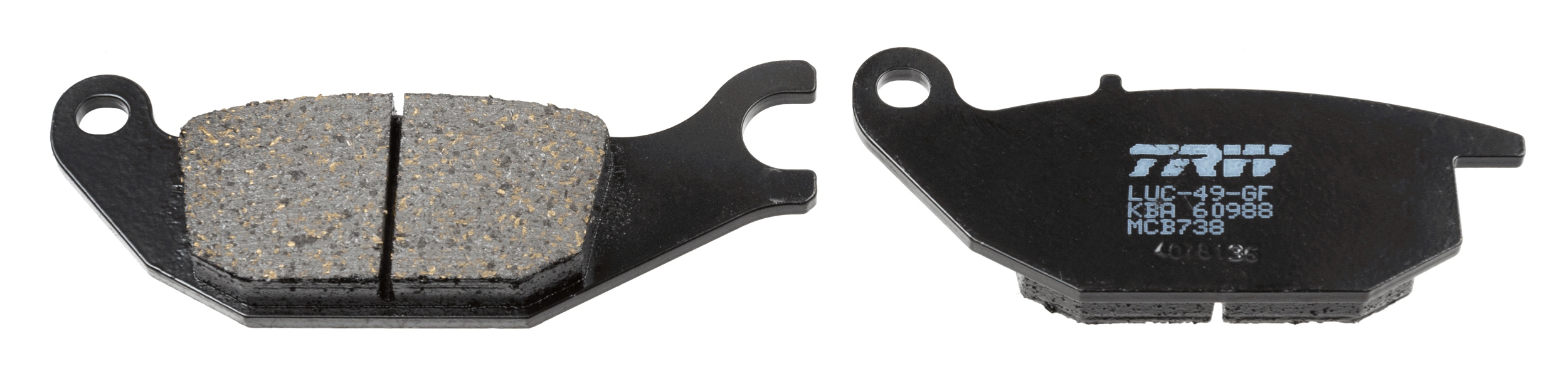 Brake Pad Set, disc brake - MCB738 TRW