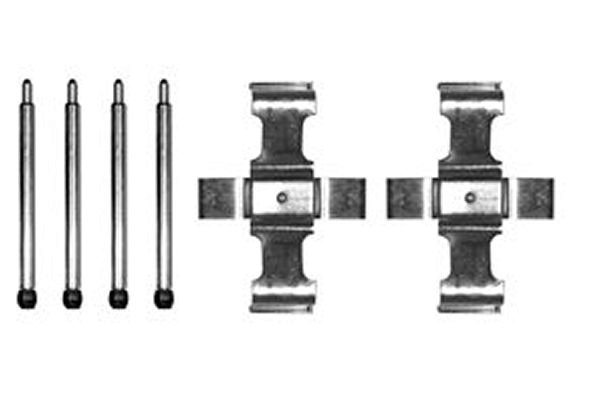 Accessory Kit, disc brake pad - PFK167 TRW