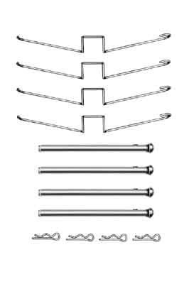 Kit accessori, Pastiglia freno - PFK358 TRW