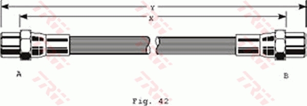 Brake Hose - PHA140 TRW