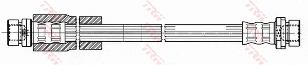 Bremsschlauch - PHA425 TRW
