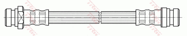 Bremsschlauch - PHA448 TRW
