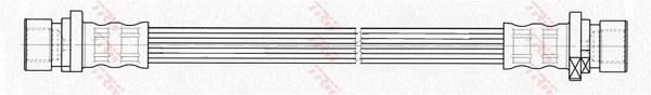 Тормозной шланг - PHA504 TRW