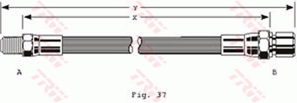 Brake Hose - PHB119 TRW
