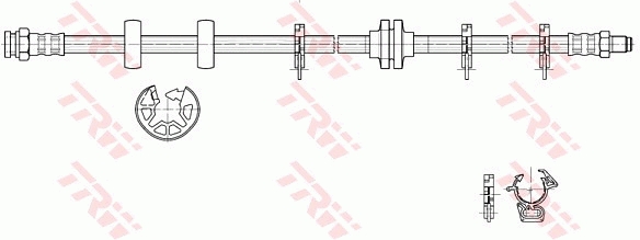 Brake Hose - PHB274 TRW