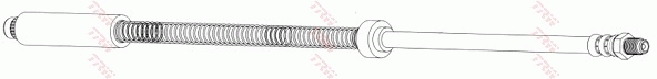 Bremsschlauch - PHB288 TRW