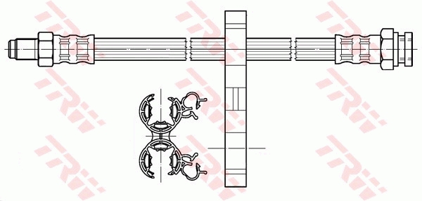 Тормозной шланг - PHB306 TRW