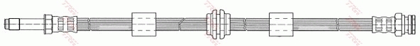 Brake Hose - PHB346 TRW