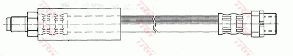 Brake Hose - PHB350 TRW