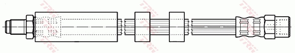 Тормозной шланг - PHB354 TRW