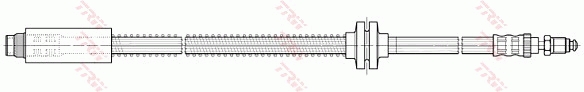 Flessibile del freno - PHB371 TRW