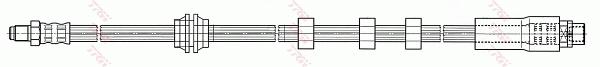 Flessibile del freno - PHB418 TRW