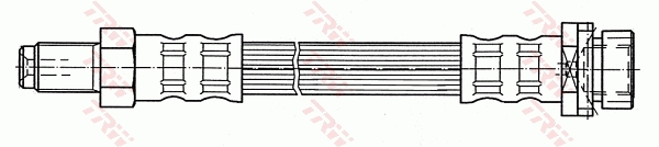 Flessibile del freno - PHB429 TRW