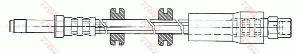 Тормозной шланг - PHB446 TRW