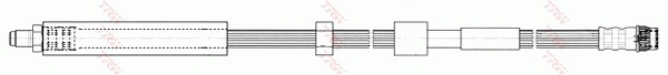 Bremsschlauch - PHB489 TRW
