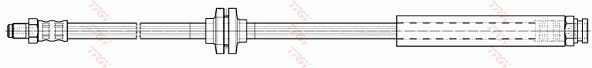 Brake Hose - PHB492 TRW