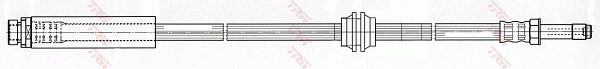 Тормозной шланг - PHB509 TRW