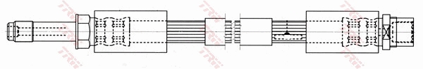 Brake Hose - PHB553 TRW