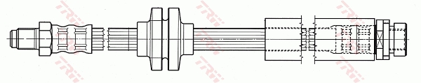 Brake Hose - PHB565 TRW