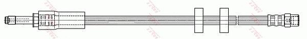 Brake Hose - PHB567 TRW