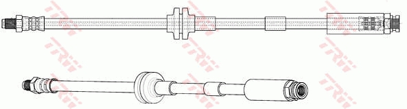 Brake Hose - PHB628 TRW