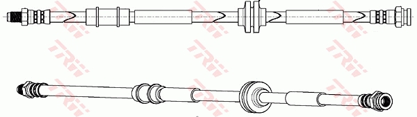 Brake Hose - PHB643 TRW