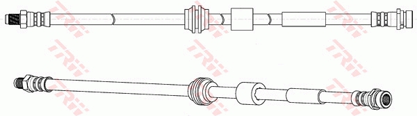 Flessibile del freno - PHB695 TRW