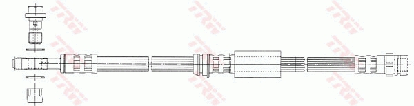 Brake Hose - PHD1014 TRW