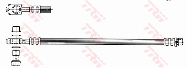 Brake Hose - PHD1015 TRW
