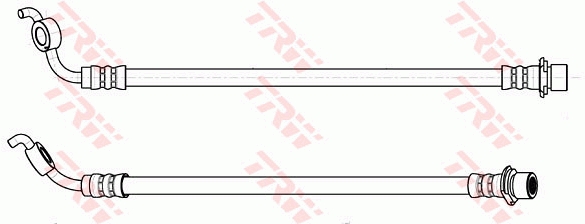 Flessibile del freno - PHD1153 TRW