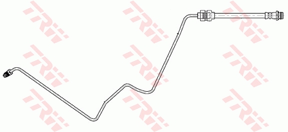 Тормозной шланг - PHD1157 TRW